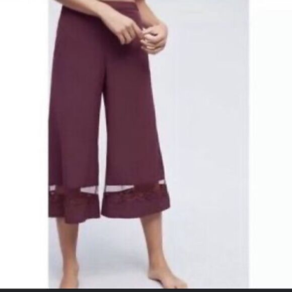 Eloise lace trim pajama pants - Picture 2 of 7